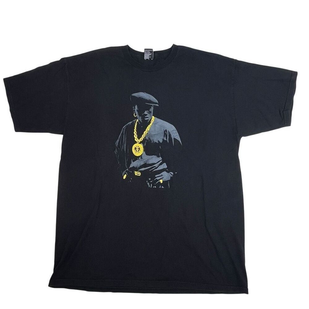 Upper Playground Men’s Nino Brown Graphic Short Sleeve T-Shirt Black Size XL